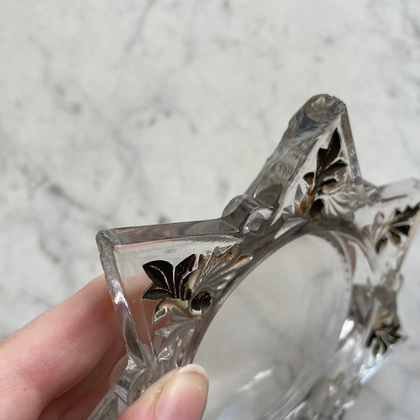 Antique Star Shaped Magnifying Paperweight