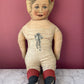 Antique Printed Fabric Doll