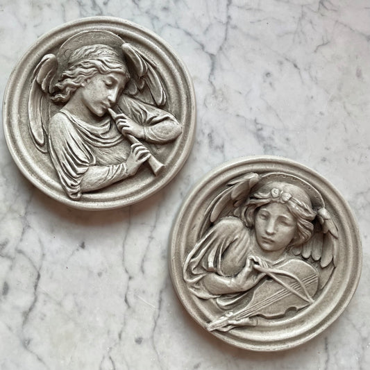 Arts & Crafts Angel Plaques | F. W.  Pomeroy | Holy Trinity Church, Sloane Square