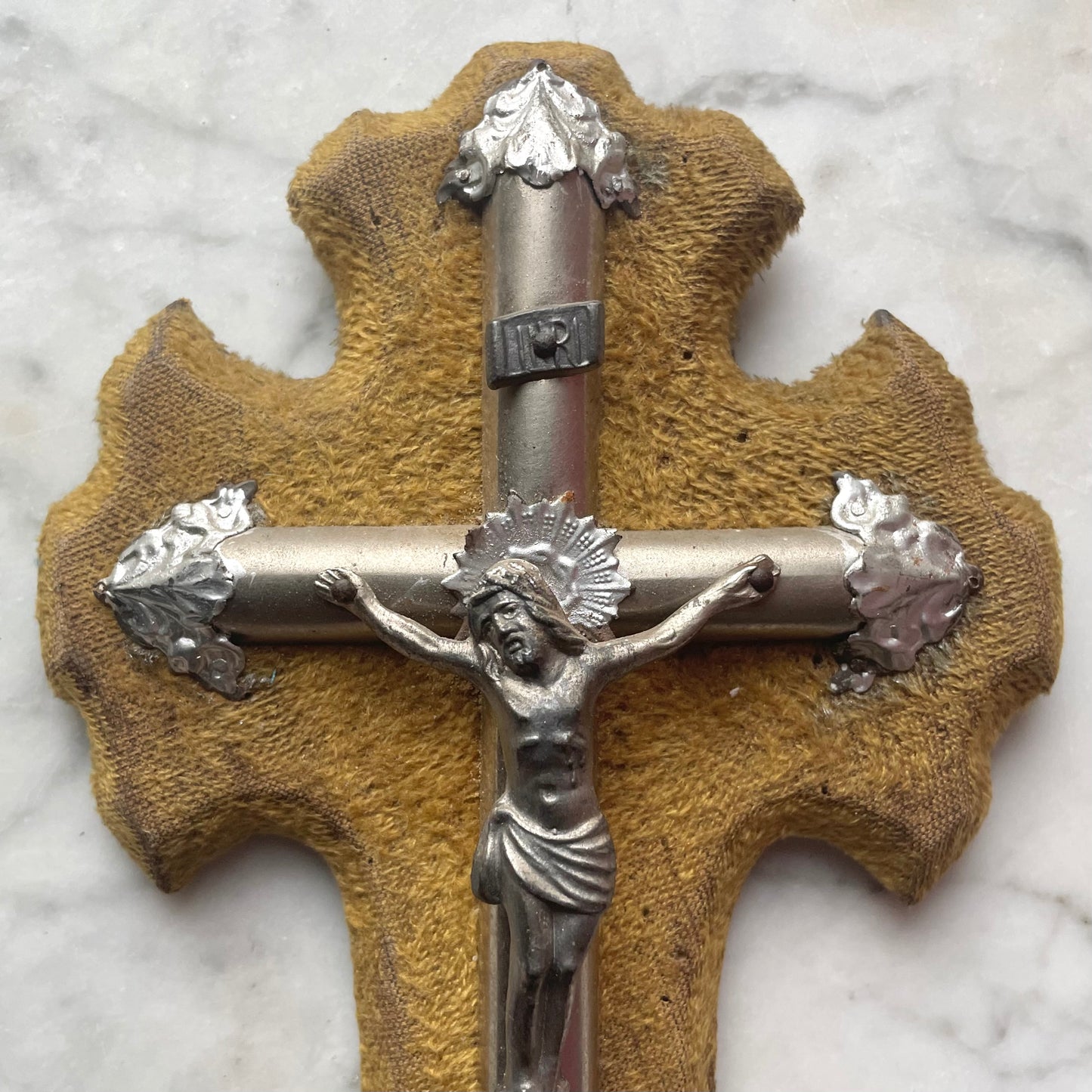 Antique French Velvet Holy Water Font
