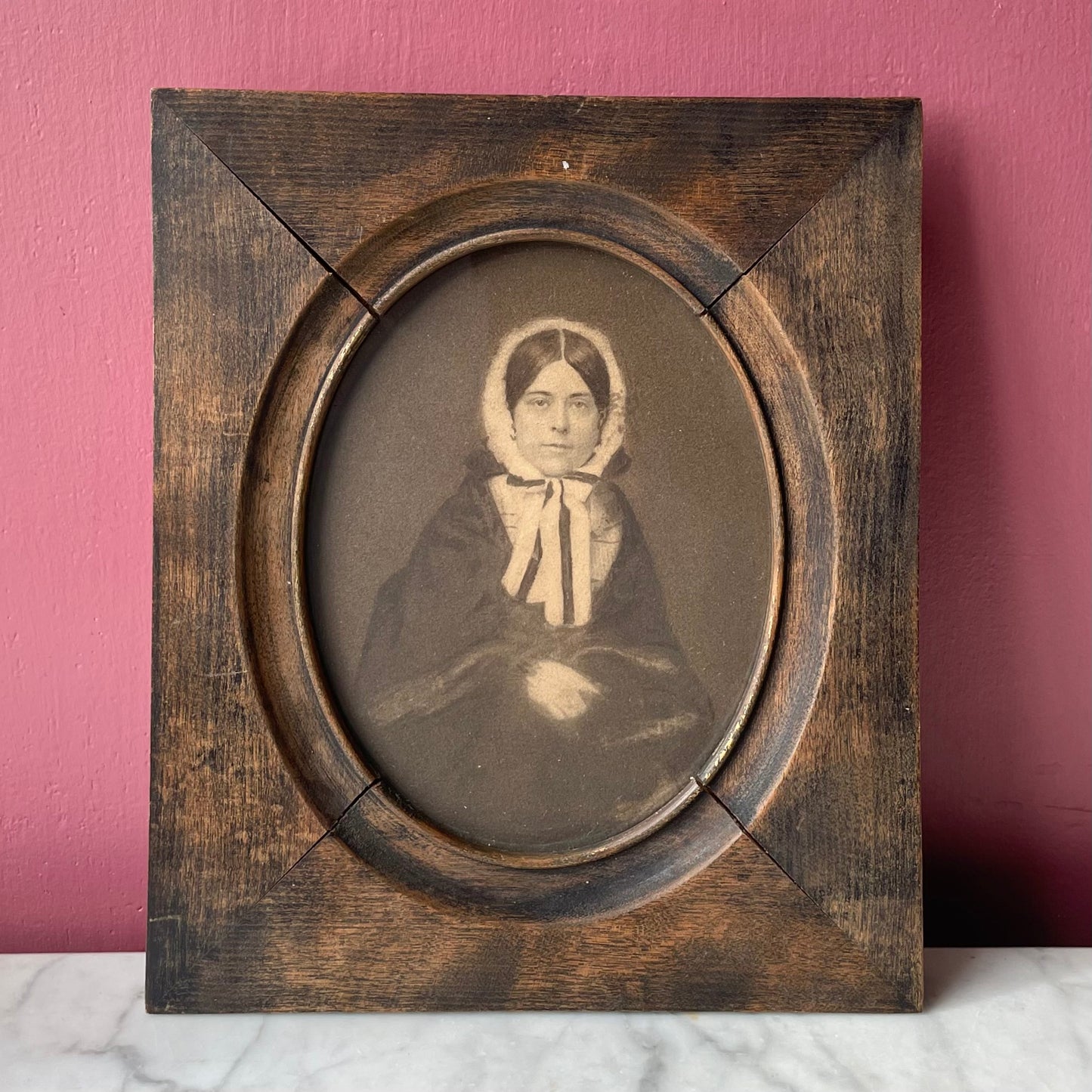 Solar Sisters | Pair of Antique Solar Enlargements