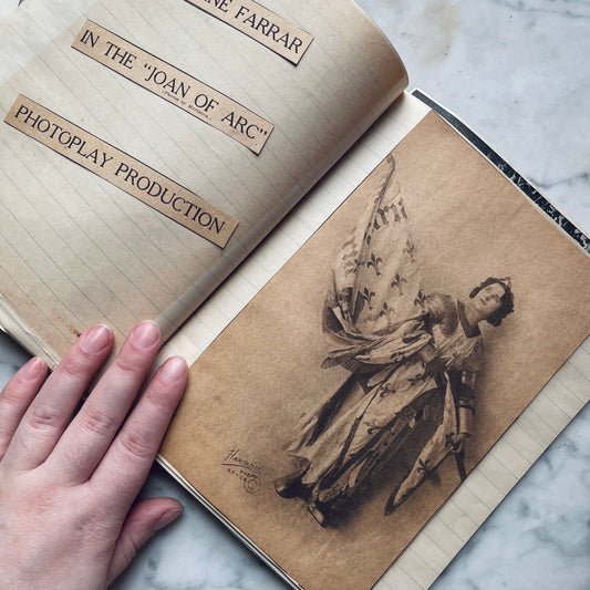 Antique Joan of Arc Scrapbook