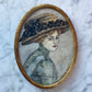 Antique Watercolor Portrait