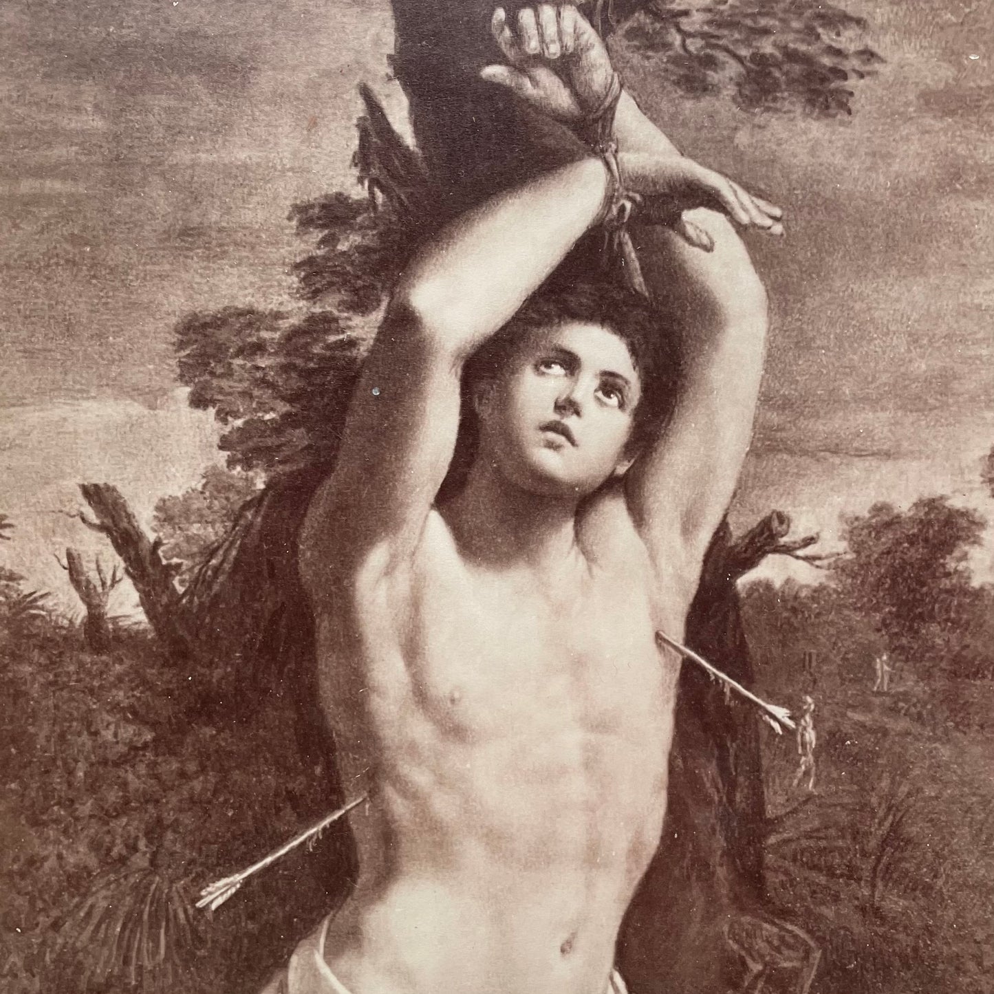 Guido Reni’s Saint Sebastian | Antique Framed Print