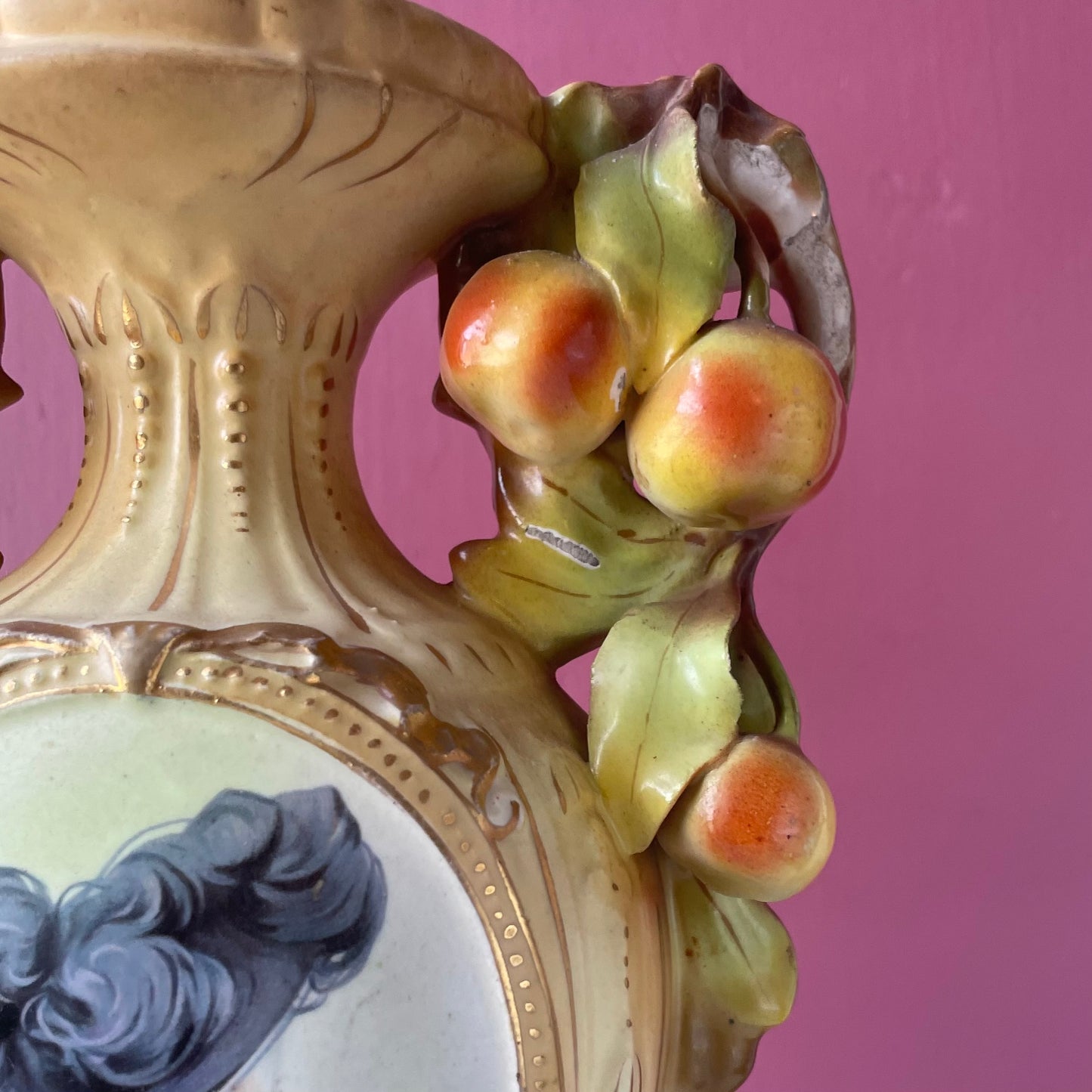 Antique Austrian Portrait Vase | R&H Robert Hanke