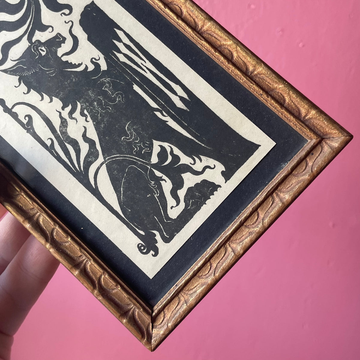 Victorian Griffin Silhouette | 1870