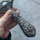 Victorian Silver Plated Floral Mirror