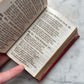 Victorian Miniature Leather Prayer Book | English & German