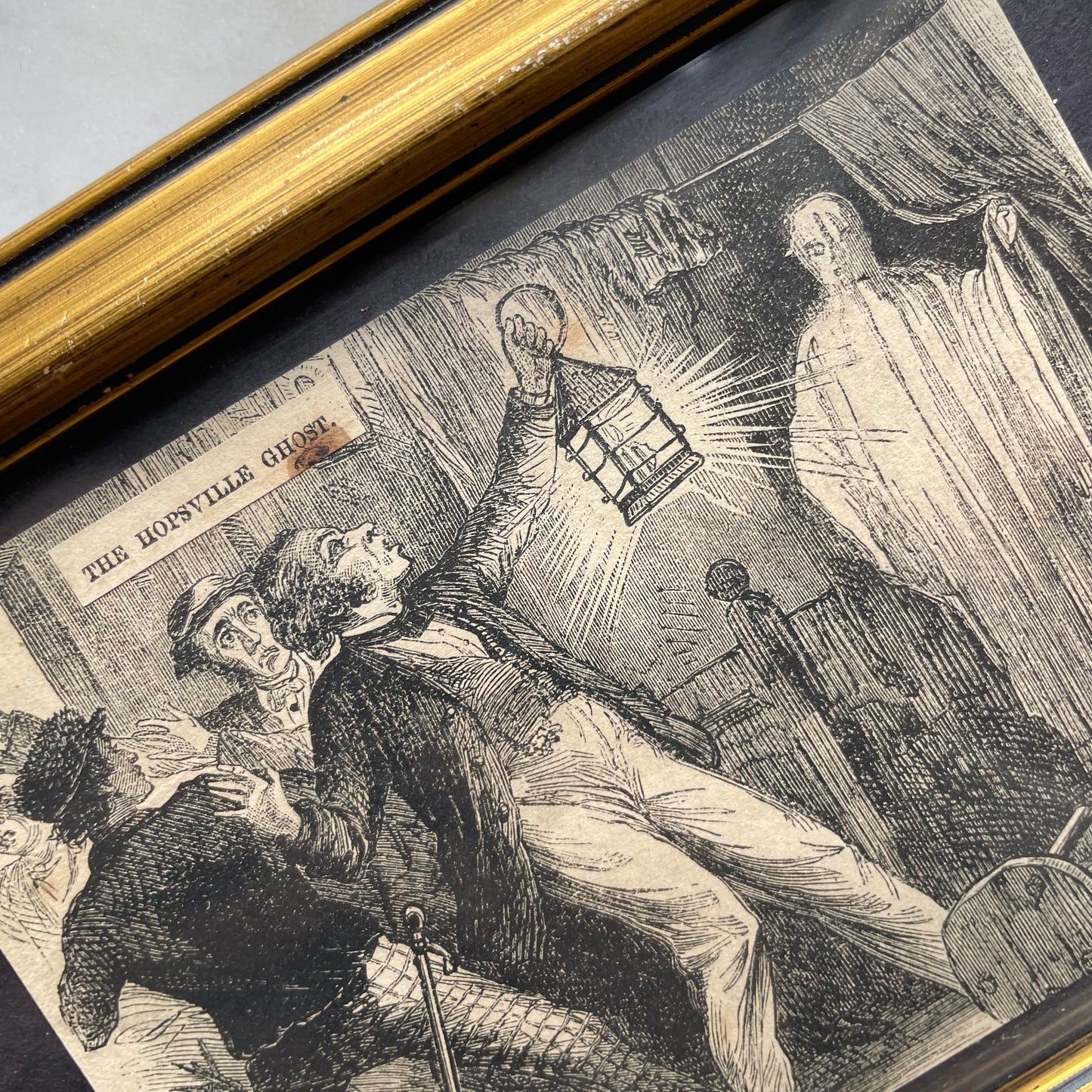 The Hopsville Ghost | Antique Print