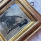 Antique Fencing Girl | Escrimeuse Framed Print