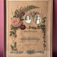 Victorian Marriage Certificate in Original Frame