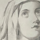 Mother of Mercy | Antique Pencil Sketch