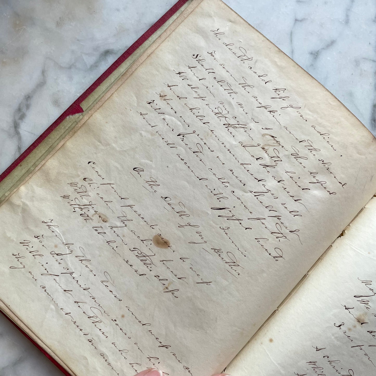 Victorian Mourning Album | Frances Eliza McCool | Portage, IN | 1858-1870s