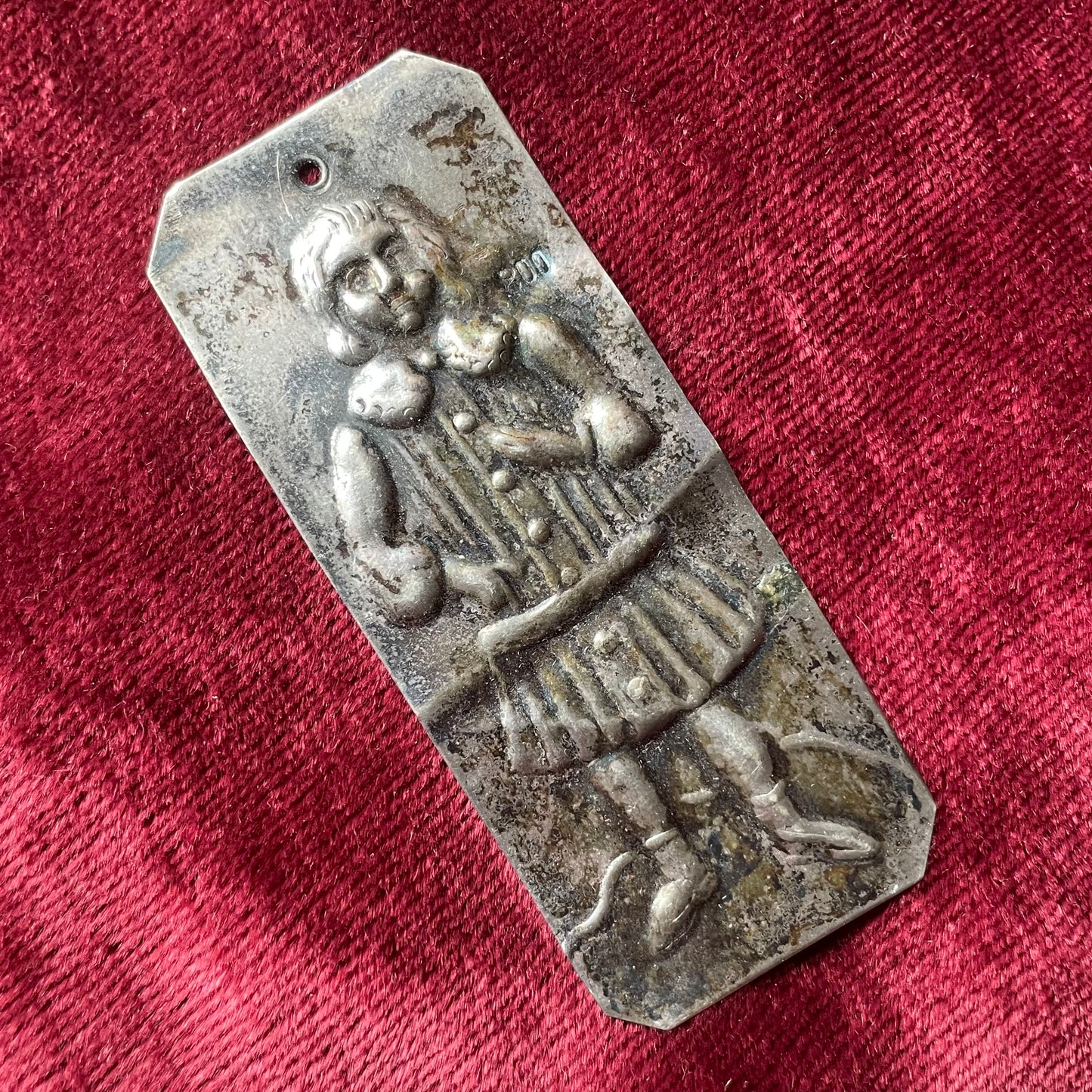 Antique Silver Ex Voto Boy