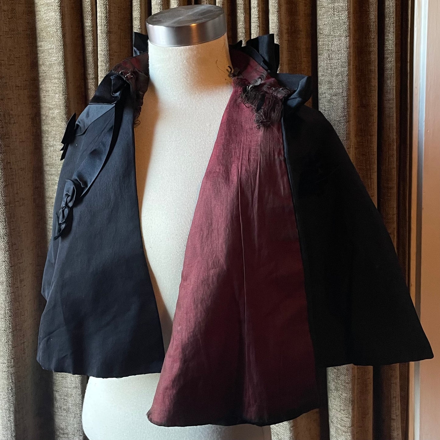 Antique Black Capelet