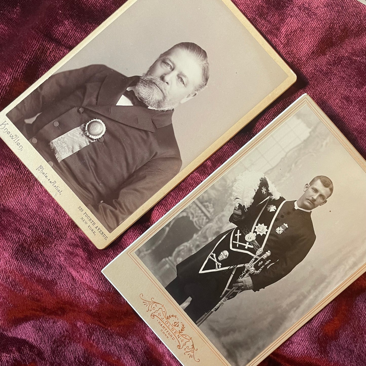 Victorian Post Mortem and Masonic Photos | Cabinet Card Lot