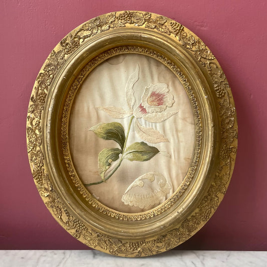 Antique Orchid Embroidery