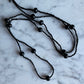 Antique Jet Scarab Necklace