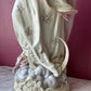 Victorian Immaculate Conception of Mary Bisque Statue