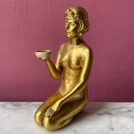 Antique Art Nouveau Priestess Figure