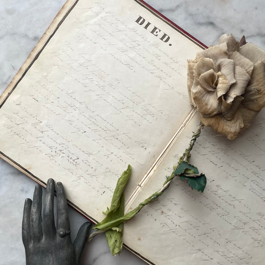 Victorian Mourning Album | Frances Eliza McCool | Portage, IN | 1858-1870s