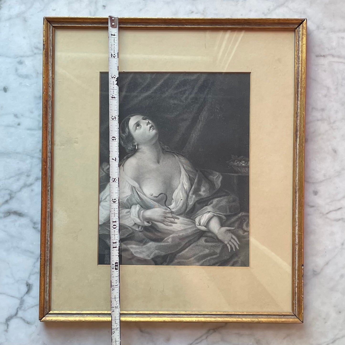 Death of Cleopatra after Guido Reni | Antique Framed Print