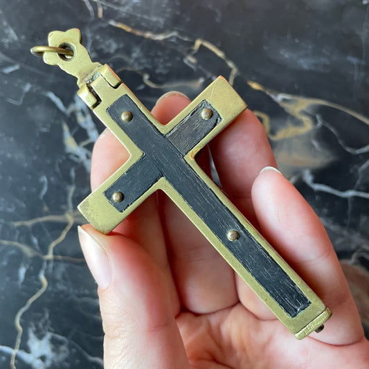 Antique Reliquary Crucifix