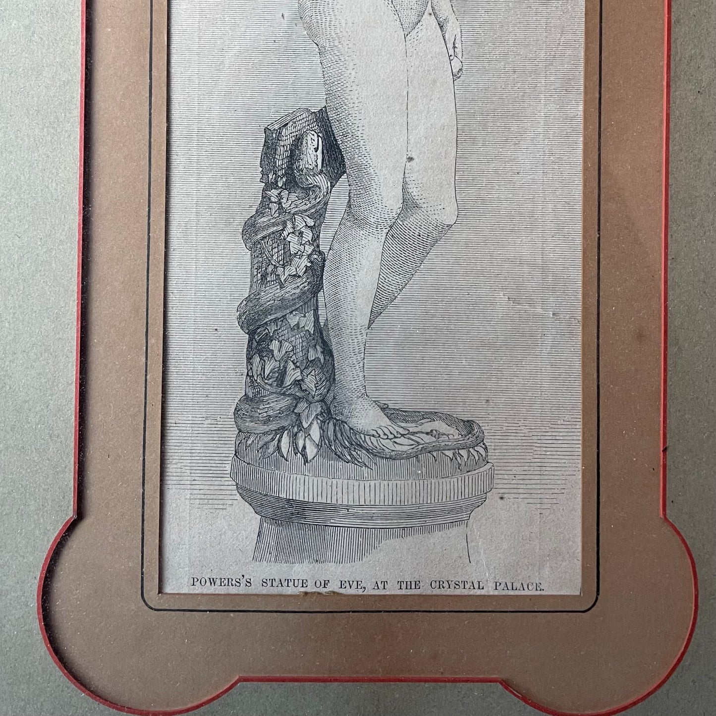 Eve Tempted | Hiram Powers | Framed Engraving