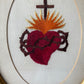 Antique Sacred Heart Embroidery