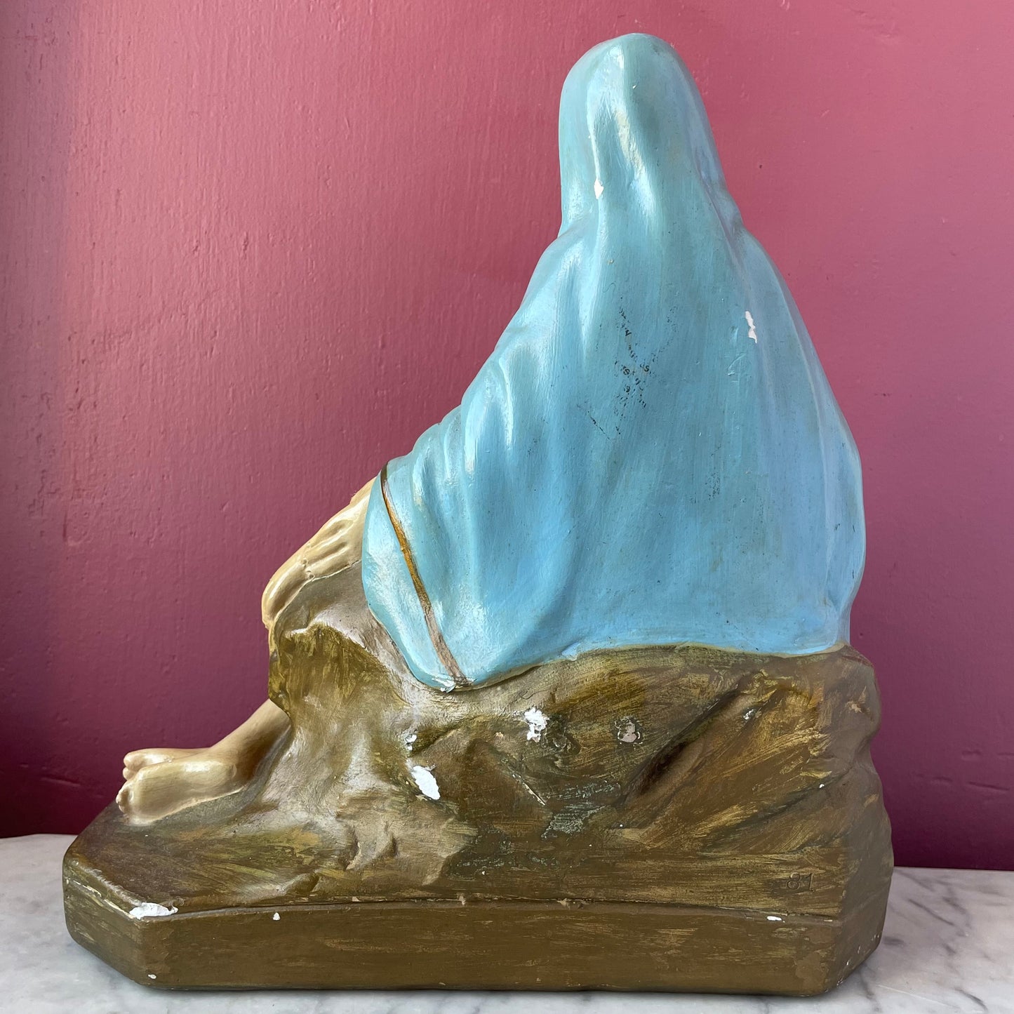 Our Lady of Sorrows | Vintage Chalkware