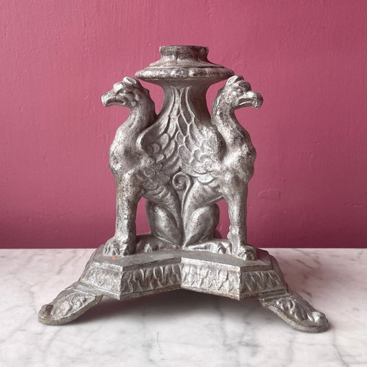 Antique Griffin Lamp Base