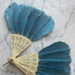 Victorian Pierced Bone & Silk Fan | Child Size