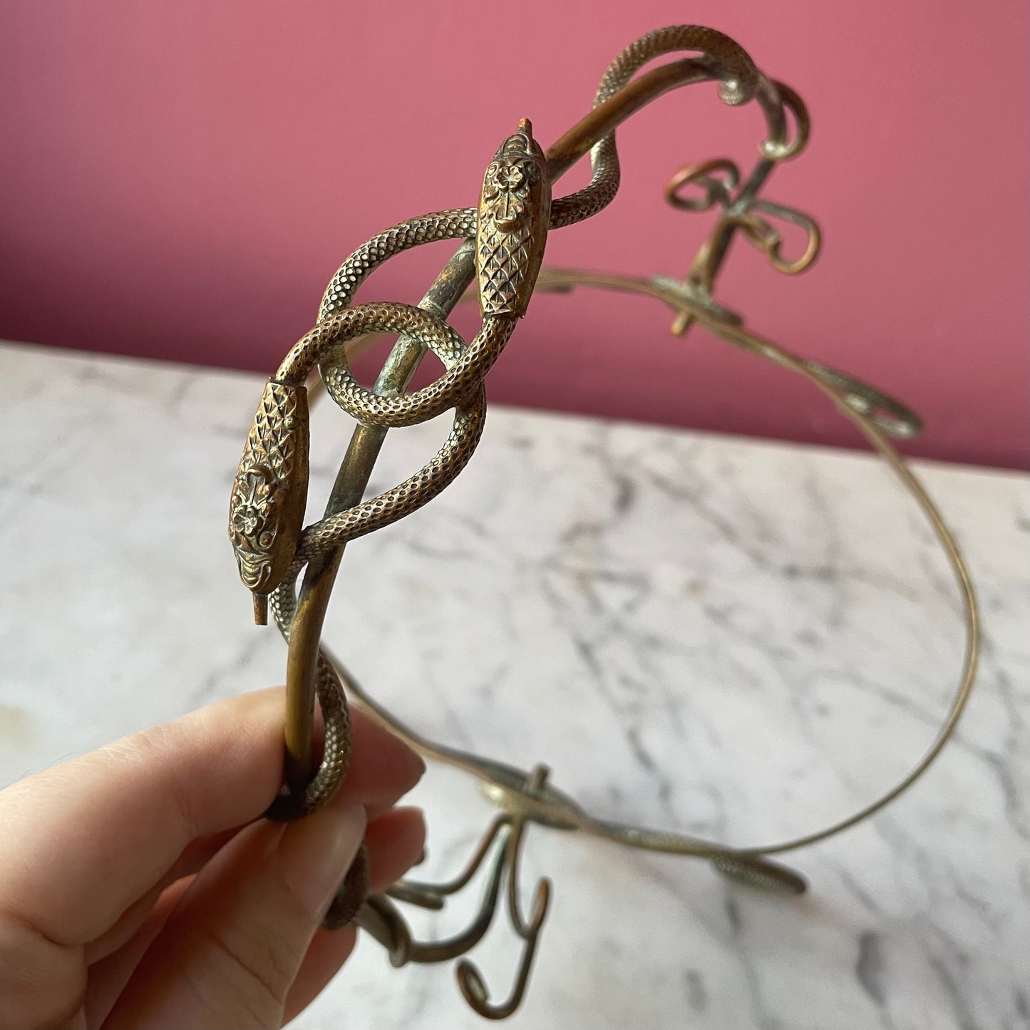 Victorian Snake Basket