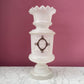 Victorian White Bristol Glass Vase