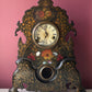 Victorian Mother of Pearl Inlaid Mantel Clock
