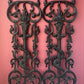 Antique Serpent Iron Gate Panels