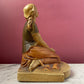 Joan of Arc at Prayer Chalkware Statue | New Art Wares