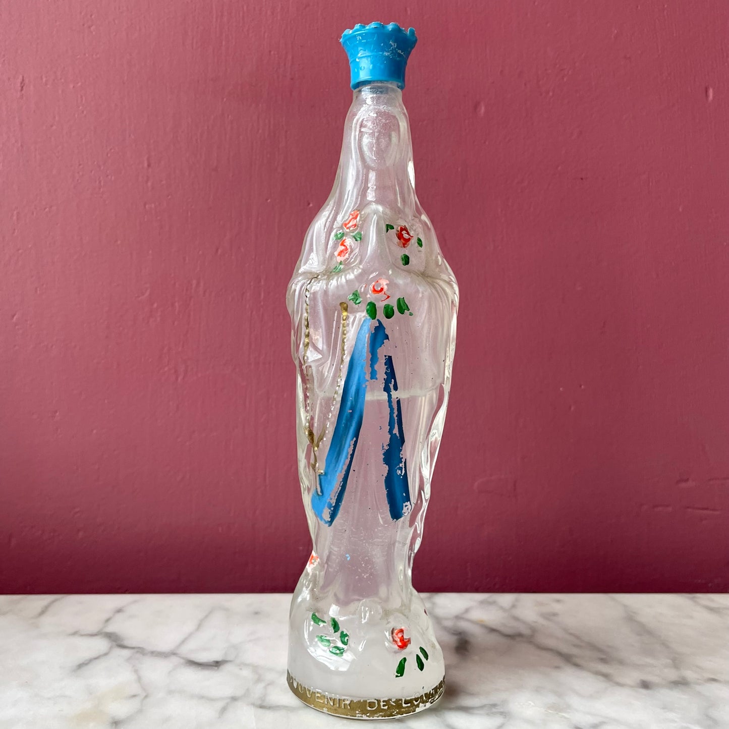 Notre Dame de Lourdes Holy Water Bottle