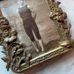 Bathing Boy | Antique Framed Cabinet Card