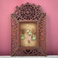 Victorian Scrollwork Shadowbox with Paper Fashion Doll