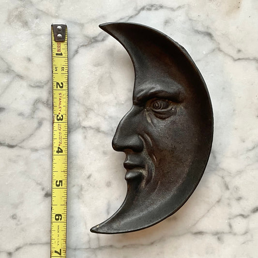Antique Cast Iron Crescent Moon Dish