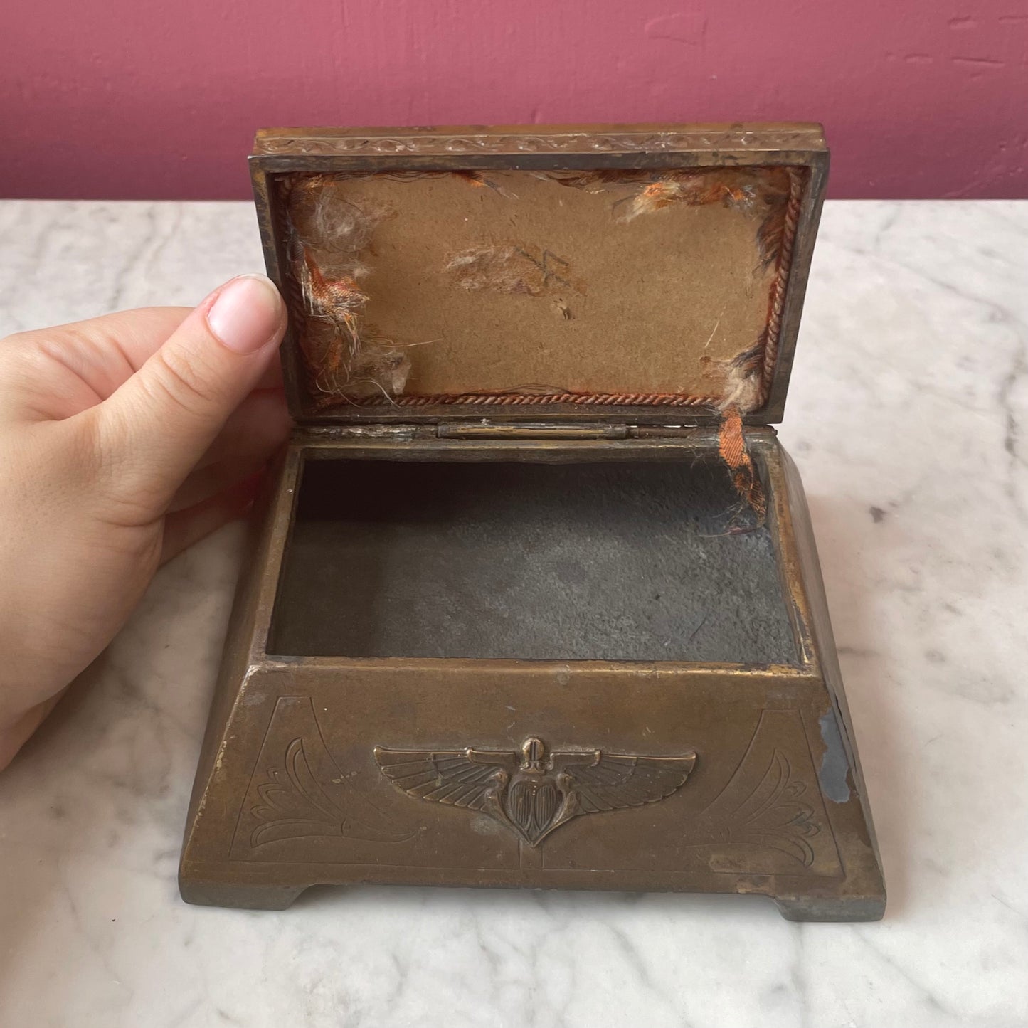 Antique Egyptian Revival Box | Benedict Co. 1910s-20s