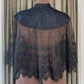 Victorian Black Lace Capelet