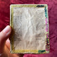 Antique Miniature Wallpaper Box with Locks of Hair | 1825