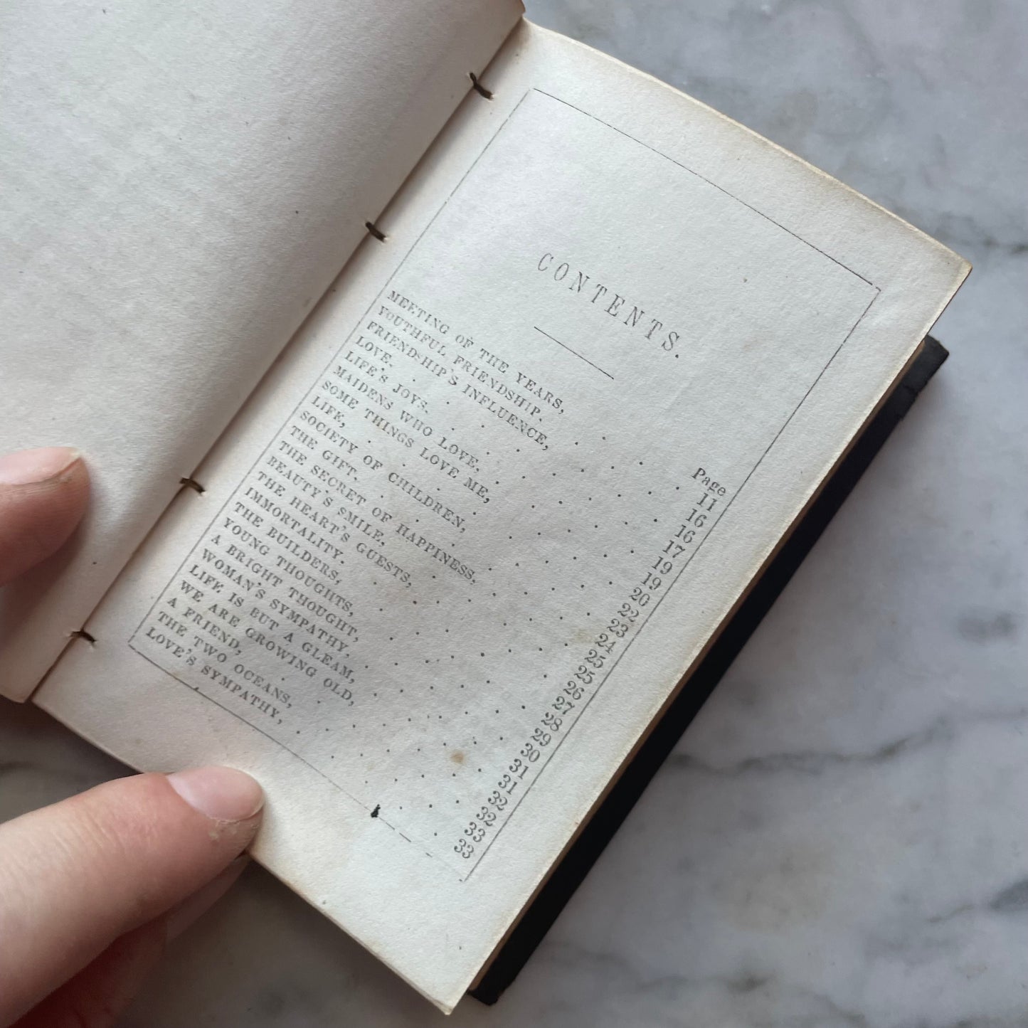 Victorian Miniature Book | A Gift for the Holidays | 1848