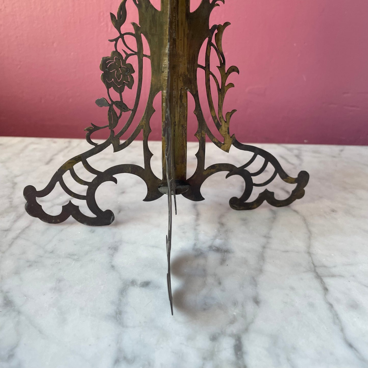 1930s Rose & Cupid Candelabras