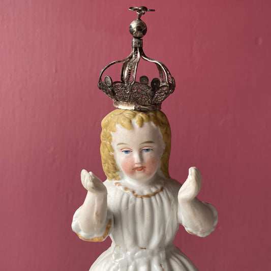 Antique Spanish Silver Santos Crown
