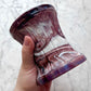 Victorian Slag Glass Vase