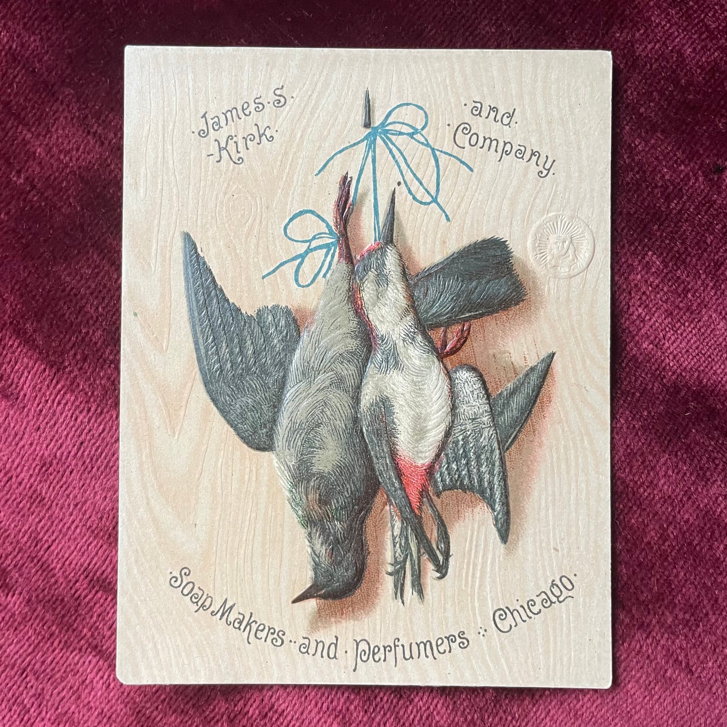 Dead Birds | Victorian Trade Cards with Game Bird Motif | James S. Kirk & Co.