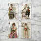 Risqué Victorian Tobacco Cards | Hard a Port Cut Plug
